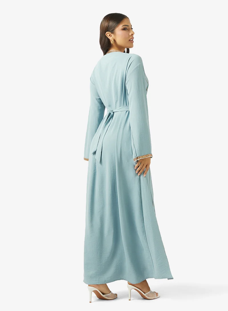 ARABIAN CLOSET LADIES ABAYA 2 PIECE WITH BELT